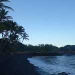 【夏威夷大島遊記】夏威夷黑沙灘 Punaluu Beach .::在黑得發亮的黑沙灘上尋找海龜::.